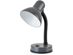 Lâmpada De Mesa Flexível Clássica Homelife 35w Com Braço Ajustável, Base Estável E Design Compacto 34cm Cinza Antracita
