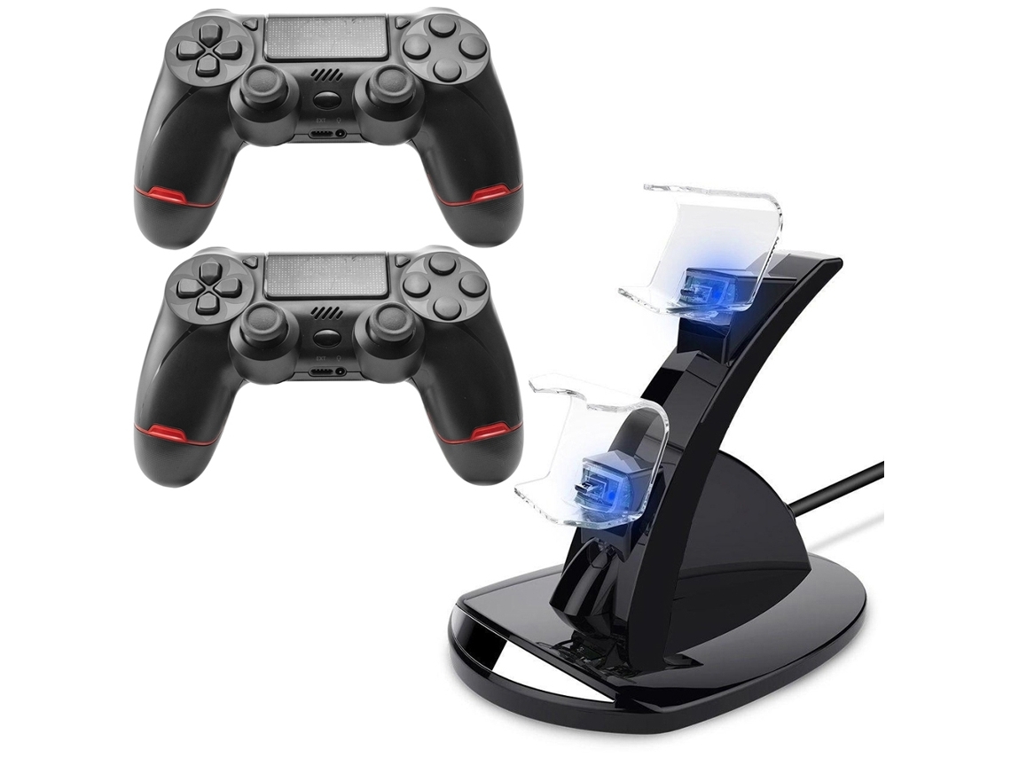 Controle De Jogo Sem Fio Com Base De Carregamento Compatível Com Ps4 - Doubleshock