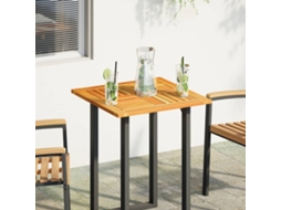Vidaxl Tampo De Mesa Quadrado 60x60x2 Cm Madeira De Acácia Maciça
