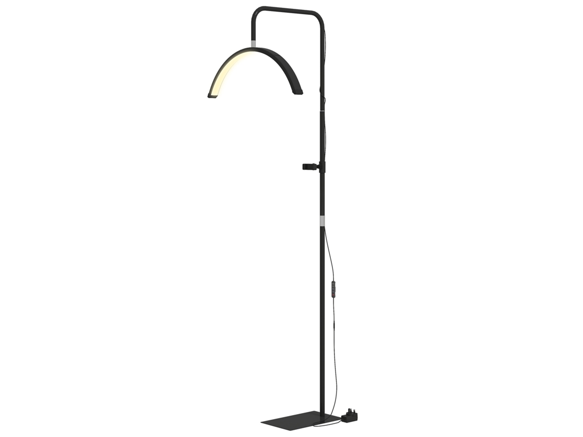 Led Em Formato De Crescente Para Cílios Com Suporte Para Celular, Com Lâmpada, Giratório E Altura Ajustável