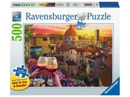 Puzzle RAVENSBURGER Cozy Wine Terrace 500 Peças Panorâmico
