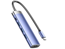 Hub Usb C Tgesb Dock de Expansão 5 em 1 Azul