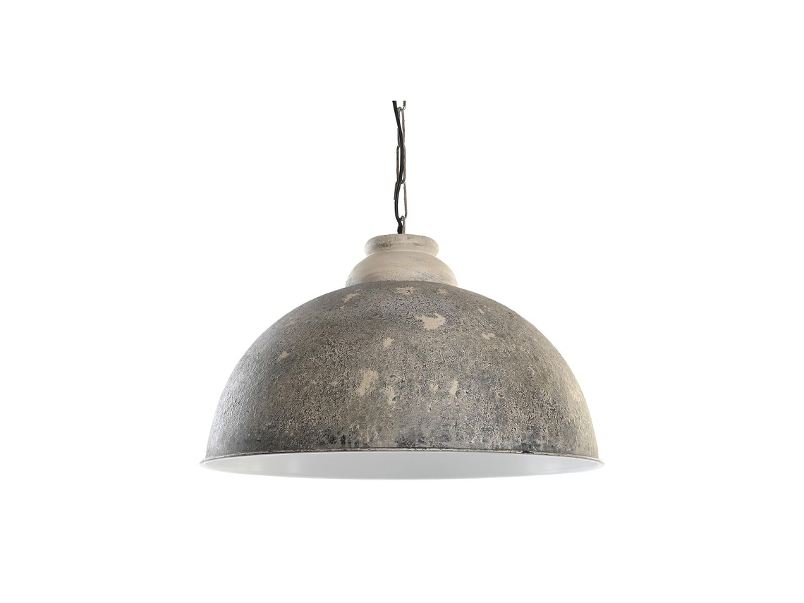 Candeeiro de Teto DKD HOME DECOR (Madeira - Multicor)