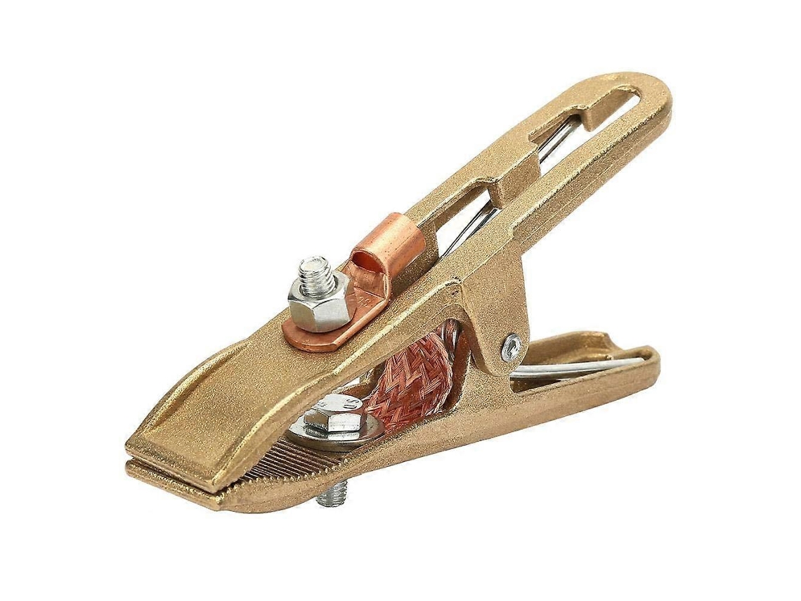 Pinza De Tierra Para Soldadura, Mandíbula De Latón De Gran Resistencia, 260a/300a/500a Para Estaciones De Soldadura