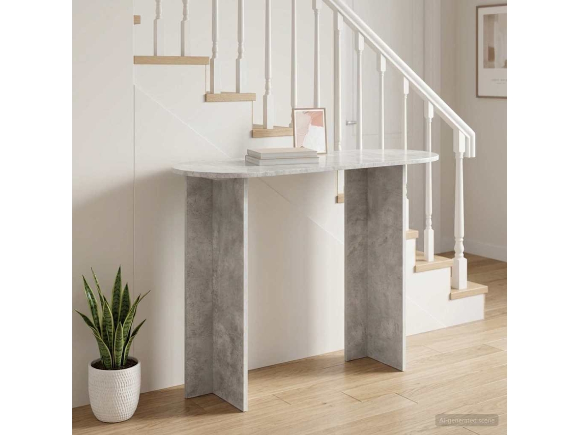Vidaxl Aparador Com Armazenamento Cinzento Cimento 100 X 39,5 X 75 Cm