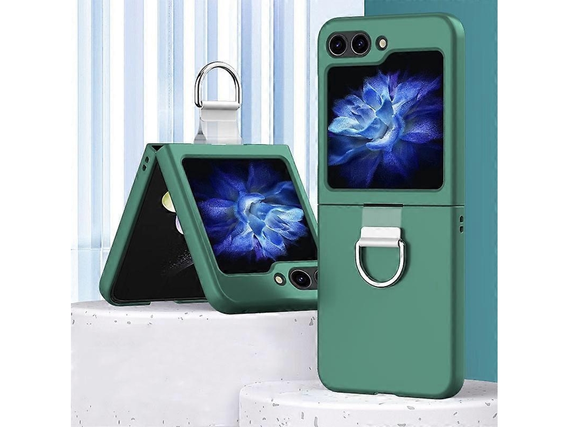 Capa Pc Anel Para Samsung Galaxy Z Flip6, Elysve