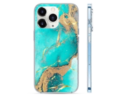 Capa De Celular Com Acabamento Em Mármore Esmaltado Colorido Para Iphone 11 Pro