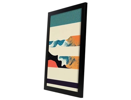 Folha De NACNIC Em Estilo Abstrato De Sincronização Mínima Ilustrações Artísticas Impressionantes E Modernas Em Cores Para A3 Quadro Preto