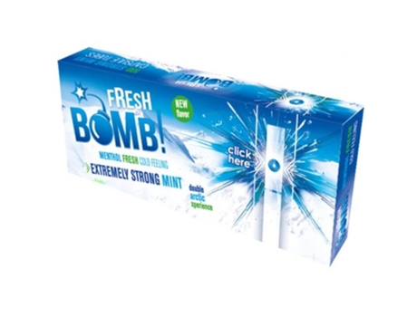 Arctic Tubos De Cigarro Com Cápsulas Com Sabor Forte De Menta Fresh Bomb (5 Caixas De 100 Tubos)