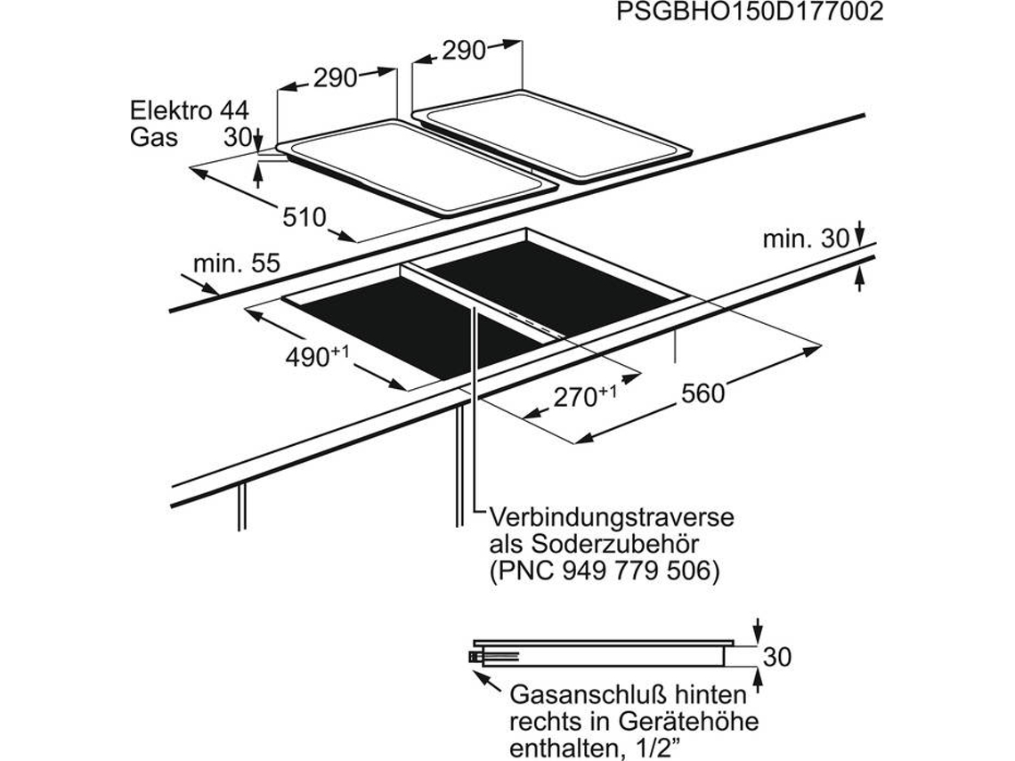 Placa de Vitrocerâmica ZANUSSI ZES3921IBA (Elétrica - 29 cm - Inox)