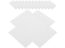 Cartes De Notes Vierges 100 Unidades Em Papel Branco, Rentrée Scolaire