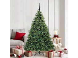 Vidaxl Árvore De Natal Artificial Com 300 Leds Verde 180 Cm Pe E Pvc