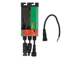 Microinversor MPPT BRILVIBERA 120 W, compacto, para rede elétrica