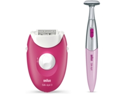 Depiladora BRAUN Silk Épil 3420 Plus (Arranque - Multi-zonas - Recarregável)
