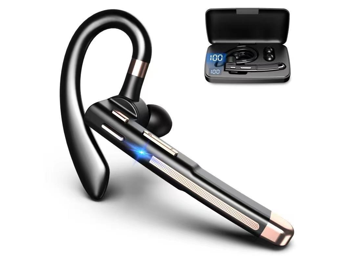 Kit Mãos Livres Bluetooth V5.1 SENLIN Hands Free Cvc 8.0 com Cancelamento de Ruído com MicroAuriculares Duplo