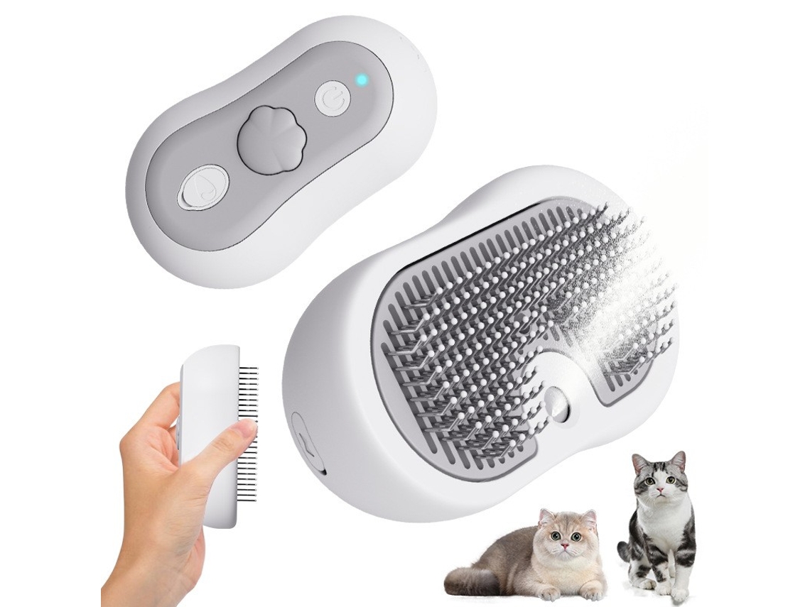 Spray Removedor Pelos Massagem Pet Branco