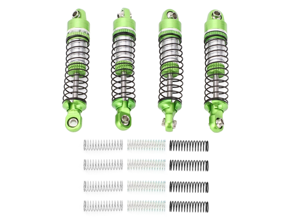 Conjunto De Amortecedores Dianteiro/traseiro De Liga De Alumínio Para Carro Rc Com Molas 0.55 0.65 0.75 (4 Peças)