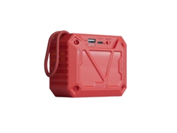 (vermelho) Alto-falante Bluetooth Multifuncional Criativo