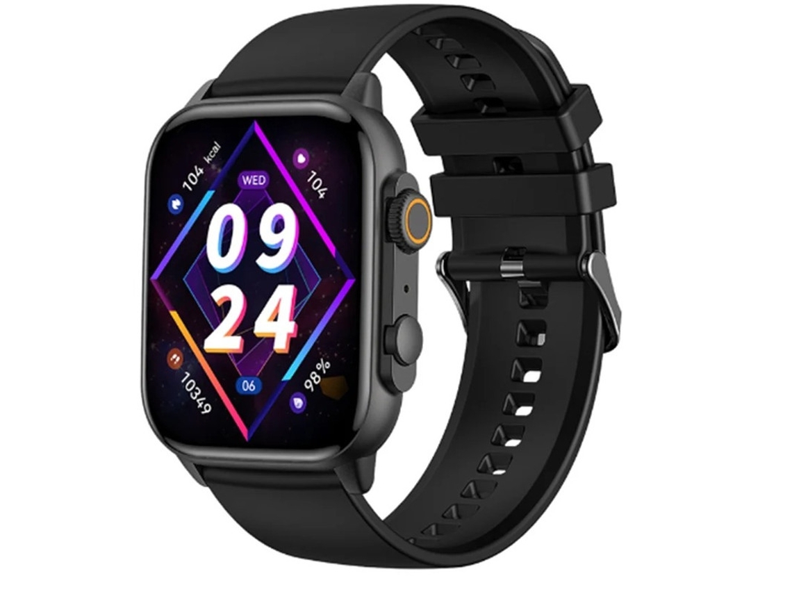 Bestvite 1,96 polegadas AMOLED HD 410 502 tela Bluetooth Smart Watch monitor de saúde preto