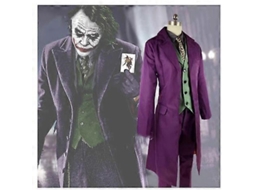 Costume Do Coringa Do Cavaleiro Das Trevas Para Homem Com Jaqueta Roxa Para Halloween Barely Casaco