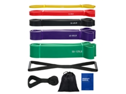Suporte para Faixas Elásticas 5 Peças para Flexões AQUAFORGE