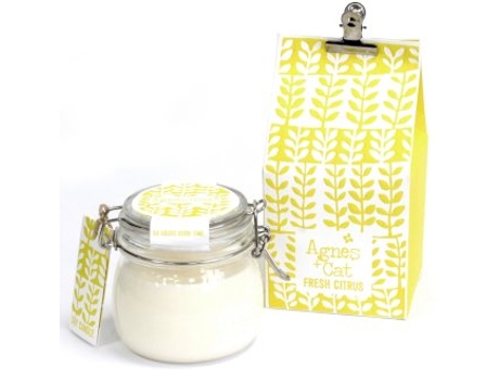 Vela em Frasco de Vidro- Citrus 11X11X20 Cm