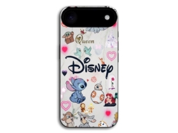 Capa Para Iphone 17 Air Com Personagens Da Disney Stitch, Ariel E Dumbo.
