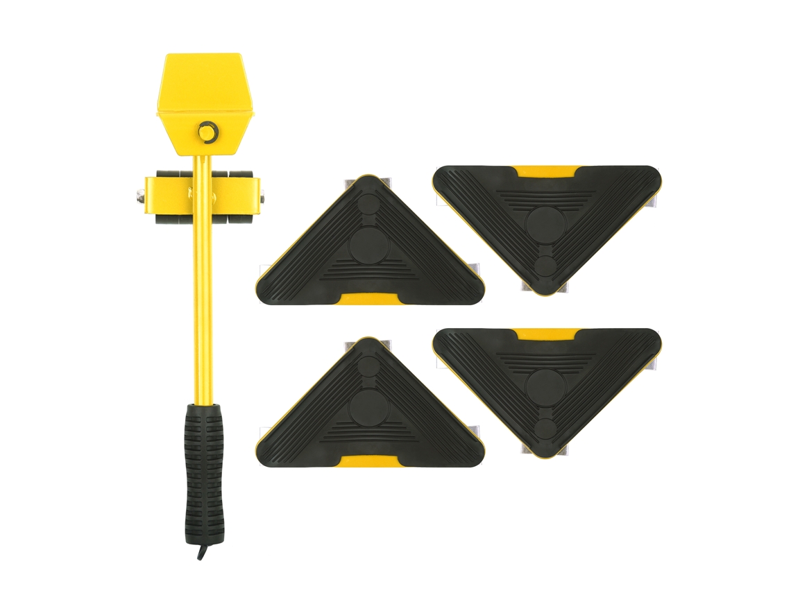 Ferramenta Para Mover Móveis Com 4 Deslizadores, Kit De Ferramentas De Transporte Fácil E Seguro