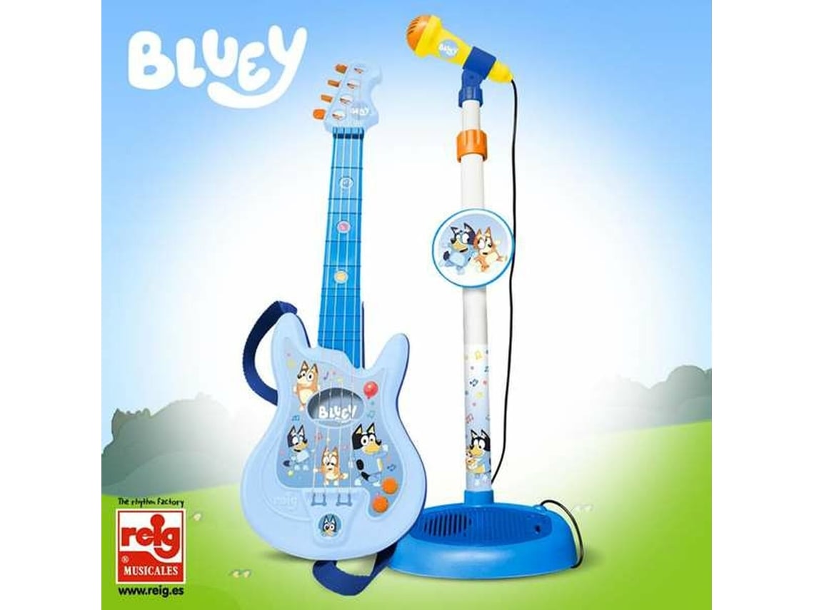 Bateria Bluey Bluey Micro Y Guitarra (REIG 2434) AliExprs