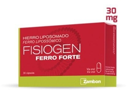 Suplemento Alimentar Fisiogen Ferro Forte 30 Cápsulas