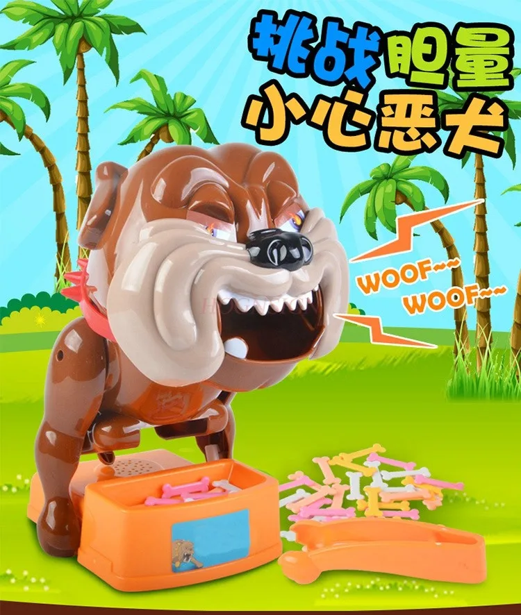 Brinquedo Elétrico Grande Para Crianças, Cuidado Com Ferozes Cães, Cachorrinho Realista, Cachorrinho Com Osso Na Boca.