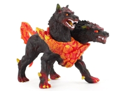 2026 bonecos de Ação de Criaturas Mitológicas Cão do Inferno Eldrador com Duas Cabeças Brinquedo para Crianças de 7 12 Anos