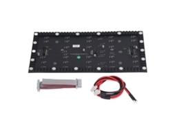 Painel de LED flexível, tela 80x40 pixels, full color, com ímã traseiro, FPCB, DC5V