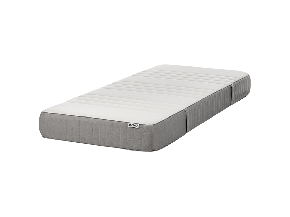 Colchão de solteiro de alta firmeza BELIANI Cheer de Poliéster Branco 90x200x20