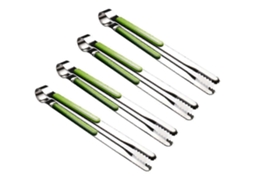 Lurelia Pinça Servir Aço Inox Rosa Serrilhada Churrasco Saladas
