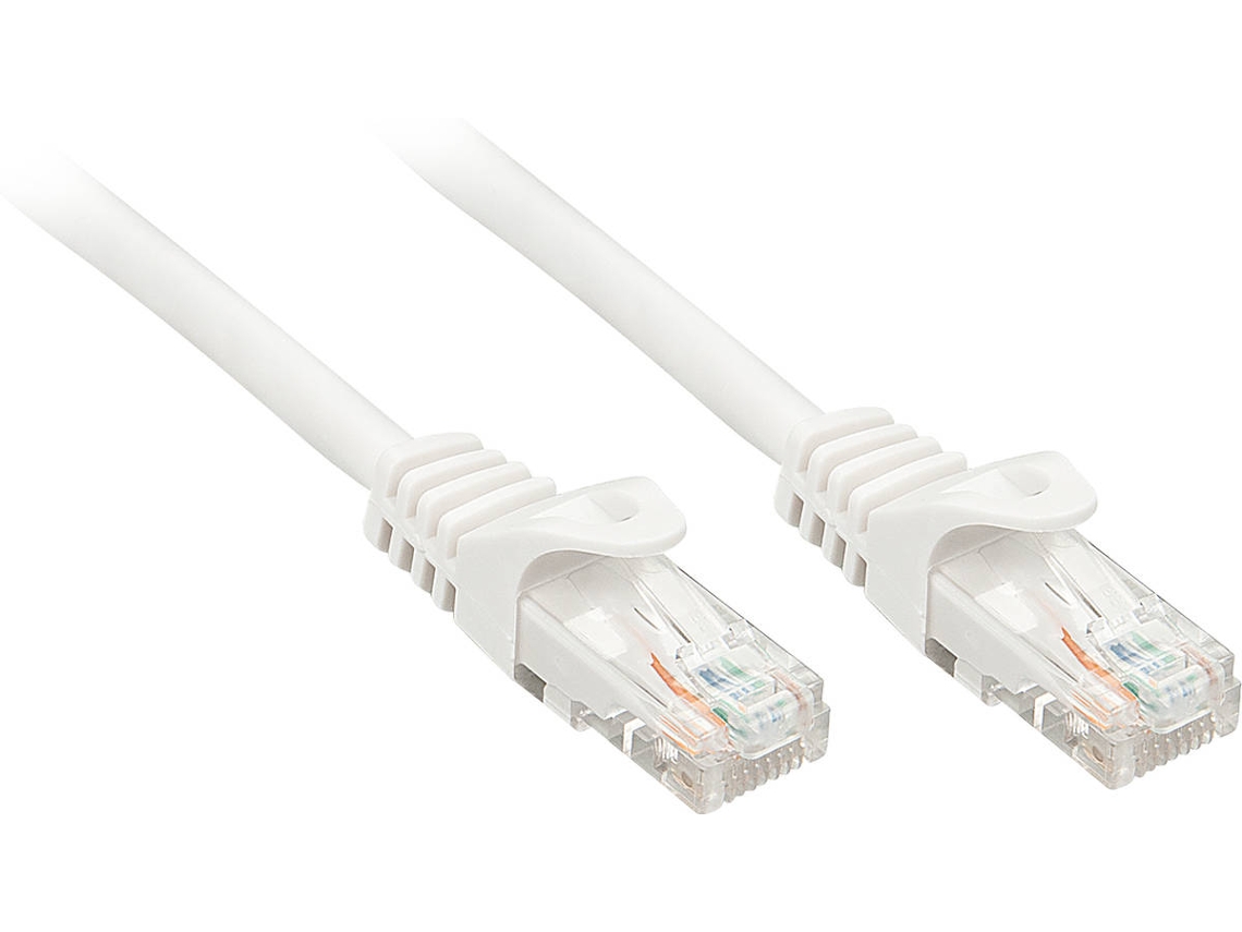 Cabo de Rede LINDY (RJ45 - 1 m - Branco)