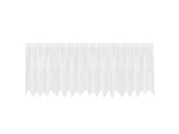 Conjunto 1 Cortina De Renda Vidaxl Branco Poliéster (80 X 400 Cm)