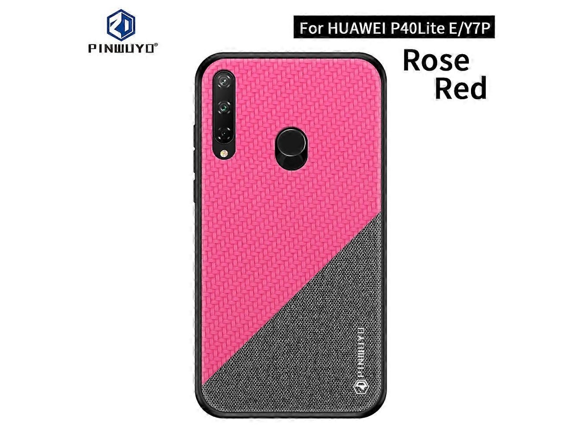 Capa Protetora De Pc À Prova De Choque Tpu Tecido De Fibra Química Pinwuyo Rong Series Para Huawei Y7p/p40lite E/honor9c