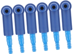 Kit De Sangria De Freio Azul Com 6 Peças E Conector Adaptável Para Drenagem De Óleo.