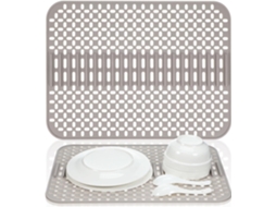 Tapete de silicone para Pia Fomiyes, design quadrado e durável, protetor de cozinha Pia com função de drenagem, ideal para