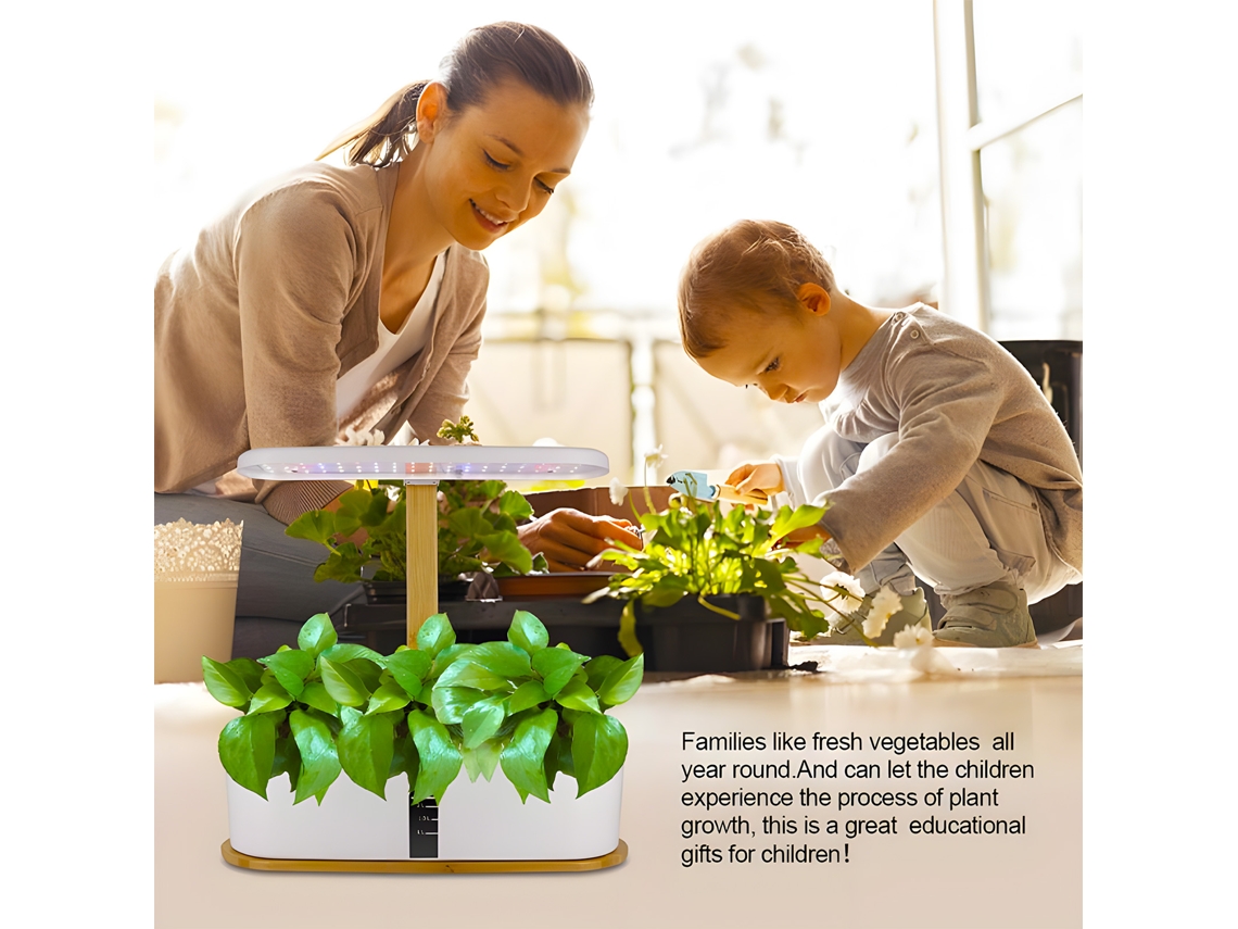 Sistema Hidropônico LAXISCREED 10 Vasilhas Luz Led