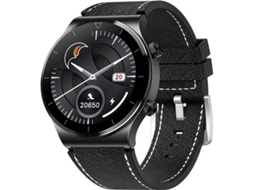 Smartwatch masculino com monitoramento de atividades Sono Monitor IP67 resistente à água, rastreador de fitness e pedômetro Bestvite (fita preta)