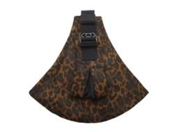 Canguru Para Bebê, Itens Essenciais Para Viagens Com Bebês, Alça De Ombro Únicaestampa De Leopardo Marrom Escuro