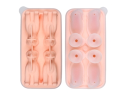 Forma De Gelo 3d Em Formato Labrador, Livre De Bpa, Fácil De Desenformar E Adequada Para Máquina De Lavar Loiça. Rosa Hexinyigjly