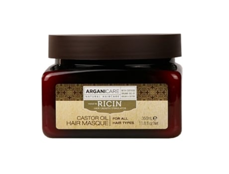 Castor Oil Infused Hair Revitalization Mask For Promoting Growth, 350ml Arganicare
