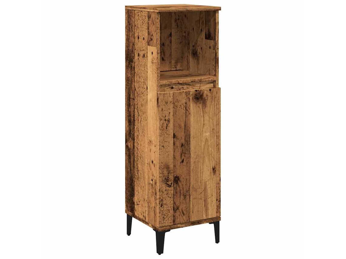Bathroom Cabinet, Bathroom Cabinets Vidaxl Marrom Madeira Processada (n/a)