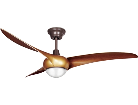 Ventoinha de Teto LEDS·C4 VE-0002-MAD (42 W - Castanho)