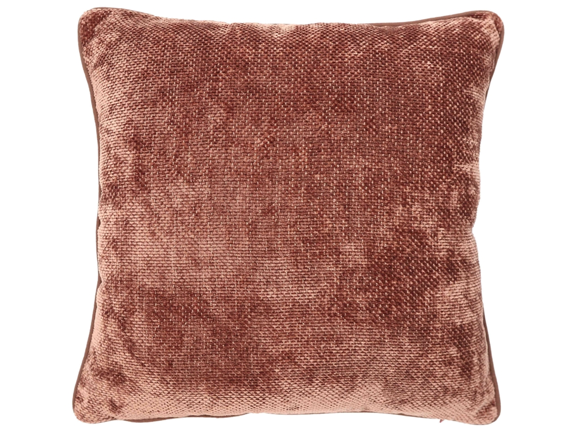 Almofada 45x45cm Chenille Laranja Kasa
