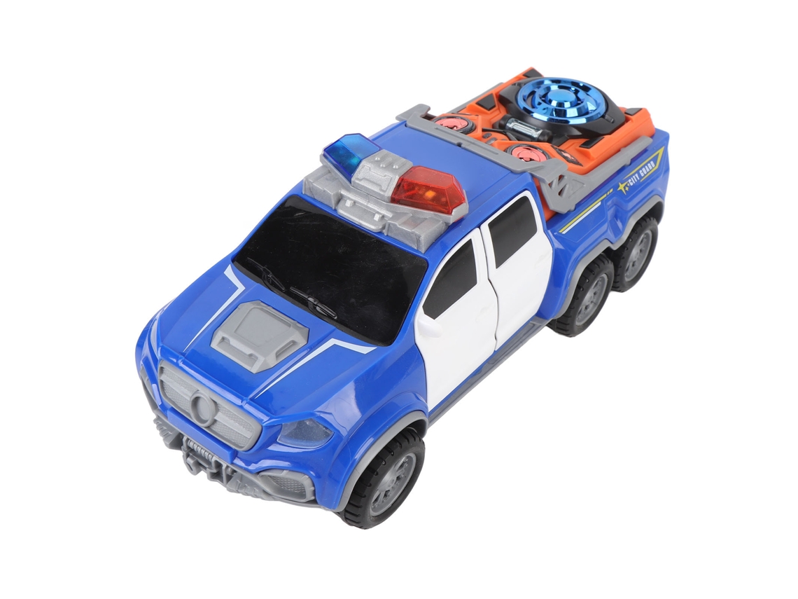Ats coche de Juguete com Luz e Som Giratsório 360 Graus Porta Automática Abrível Alimentado por Batseria para Crianças