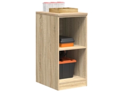 Vidaxl Armário De Arrumação De Garagem Carvalho Sonoma 40x51x85 Cm